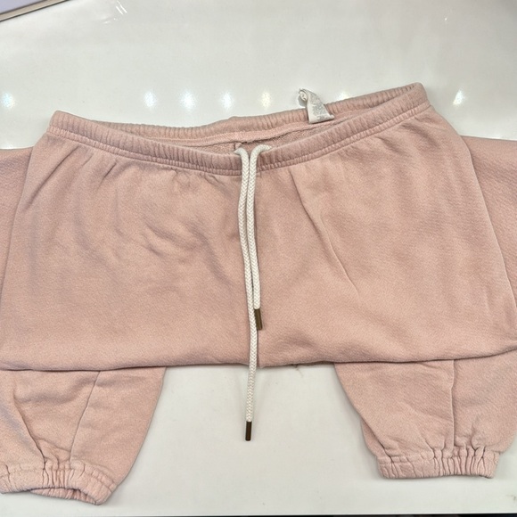 Baby pink and white striped sweat outfit by The Great - Picture 7 of 7